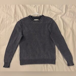 Aeropostale Blue Charcoal Crewneck Sweater